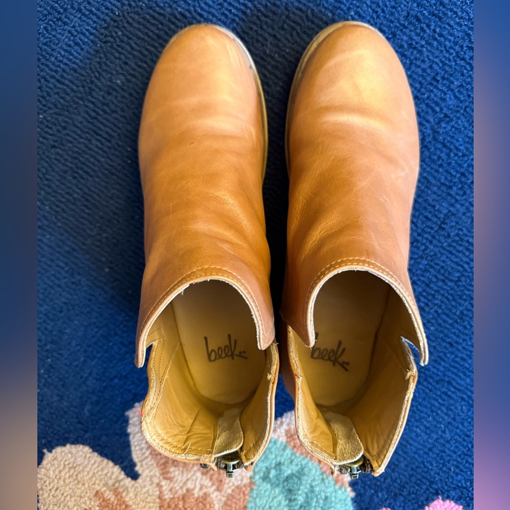 Beek Falcon Booties in Cognac - Picture 6 of 9